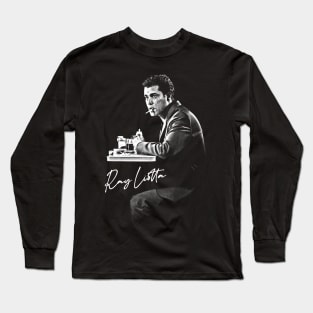 Ray Liotta / Retro 90s Fan Art Design Long Sleeve T-Shirt